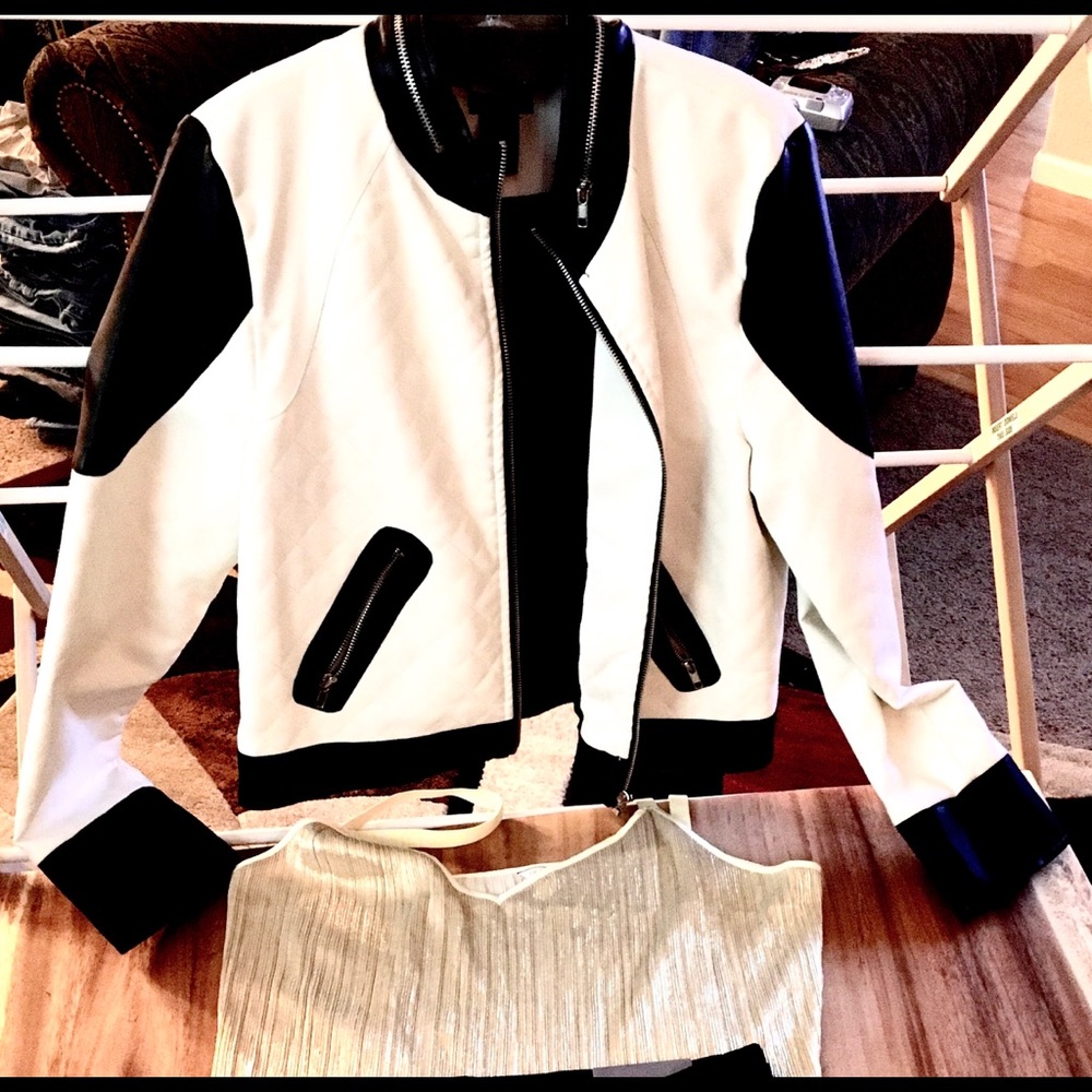 Women’s Faux Leather Moto Jacket